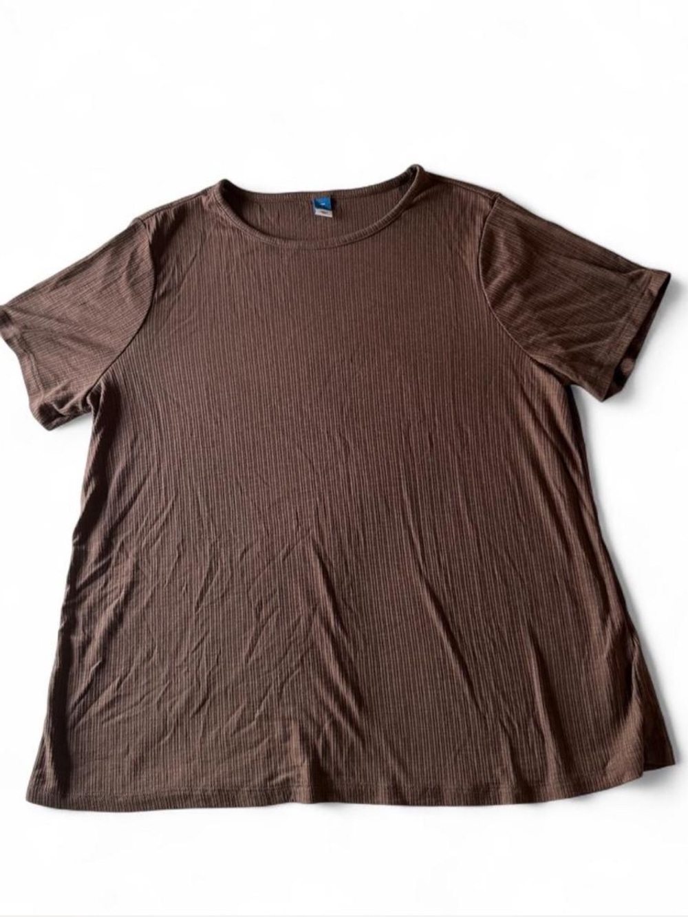 Old Navy Brown Luxe Short Sleeve Tee